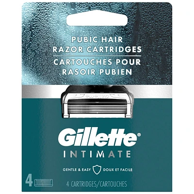 Gillette Male Intimate Grooming Cartridges - 4s