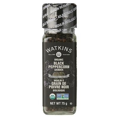 Watkins Black Peppercorn - 75g