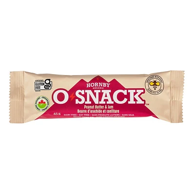 Hornby Organic Osnack Bar - Peanut Butter & Jam - 45g
