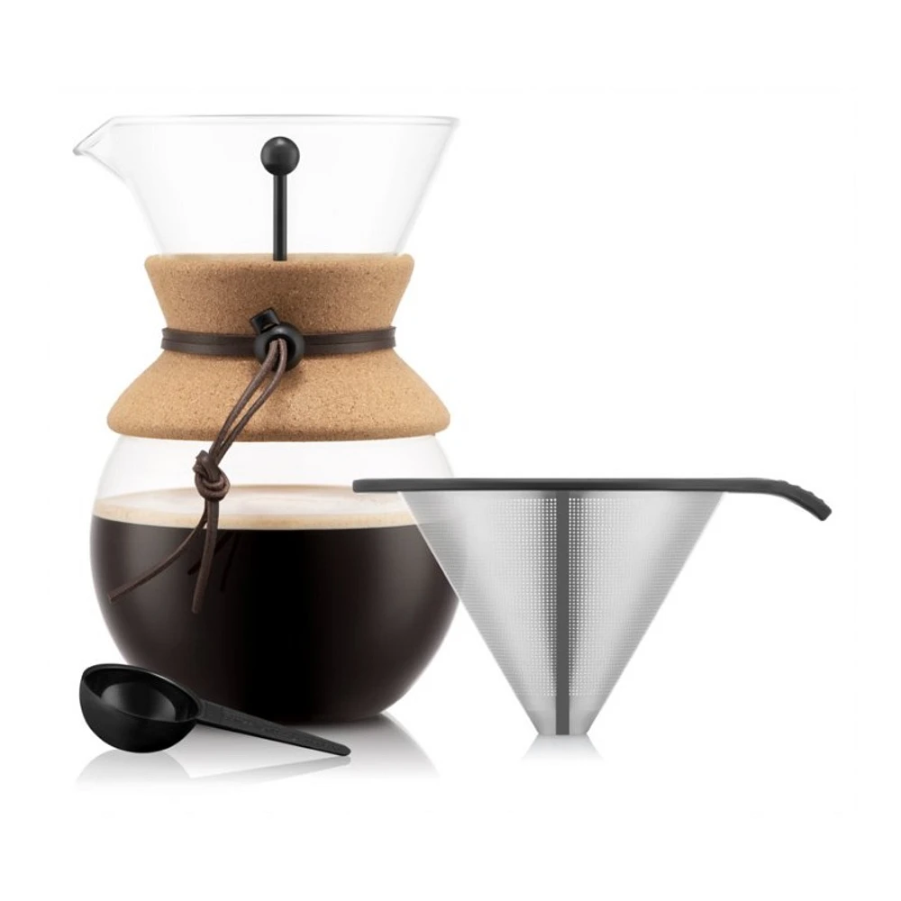 BODUM Pour Over Coffee Brewer - Cork - 1L