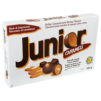 Junior Soft Milk Caramels Chocolate Candy - 102g