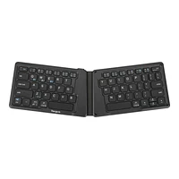 Targus Ergonomic Foldable Antimicrobial Bluetooth Keyboard - Black - AKF003US