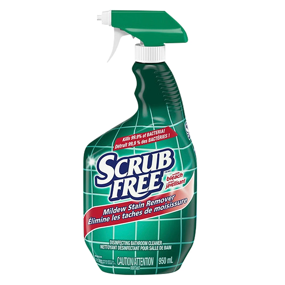 Scrub Free Mildew Stain Remover with Bleach - 950ml