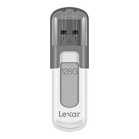 Lexar JumpDrive V100 USB Flash Drive - 128GB - Gray - LJDV100-128ABNL