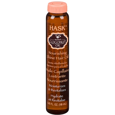 Hask Monoi Coconut Oil Nourishing Shine Oil - 18ml