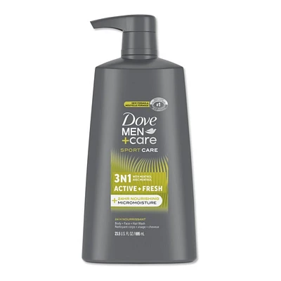 Dove Men+Care Sportcare 3 in 1 Active+Fresh Body Wash - 695ml