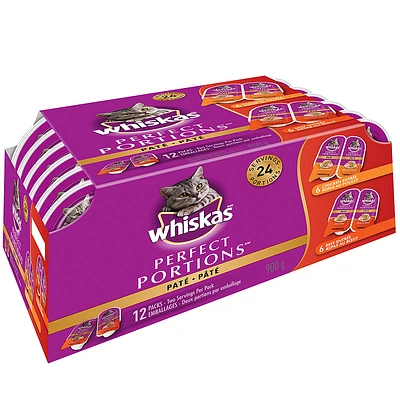 Whiskas Perfect Portion - Beef Pate - 12 pack