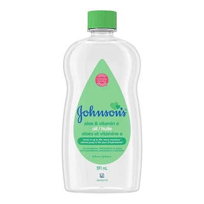 Johnson's Aloe & Vitamin E Oil - 591ml