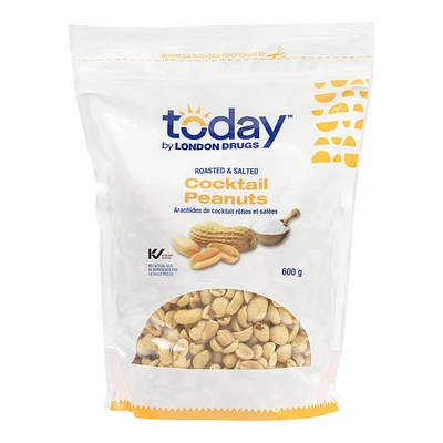 Today by London Drugs Cocktail Peanuts - Roasted & Salted - 600g