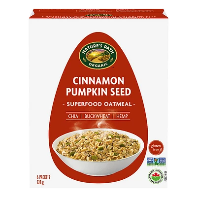 Nature's Path Qi'a Gluten Free Oatmeal - Cinnamon Pumpkin Seed - 228g
