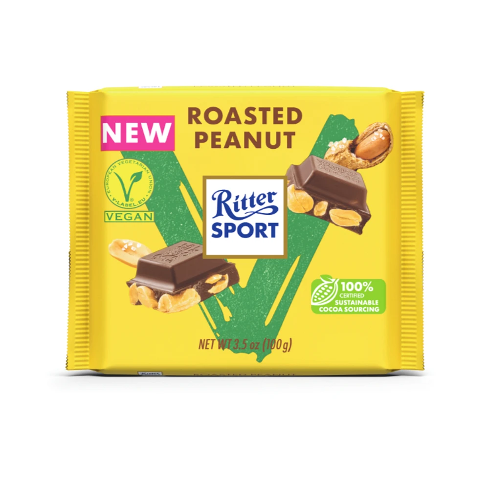 Ritter Vegan Roasted Peanut Chocolate - 100g