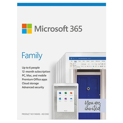 Microsoft 365 Family - 1 Year Subscription