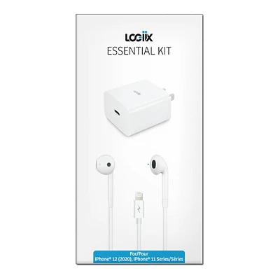 LOGiiX Essential Kit for iPhone - White