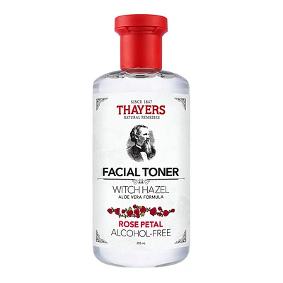 THAYERS Facial Toner Alcohol-Free - Witch Hazel with Aloe Vera Formula - Rose Petal - All Skin Types - 355mL