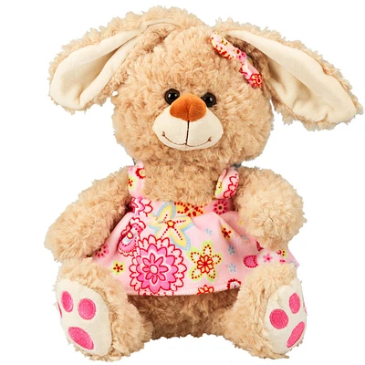 Plush Easter Bunny with Dress - Assorted - 9.5 Inch
