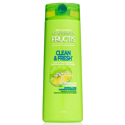Garnier Fructis Clean & Fresh Shampoo - 370ml
