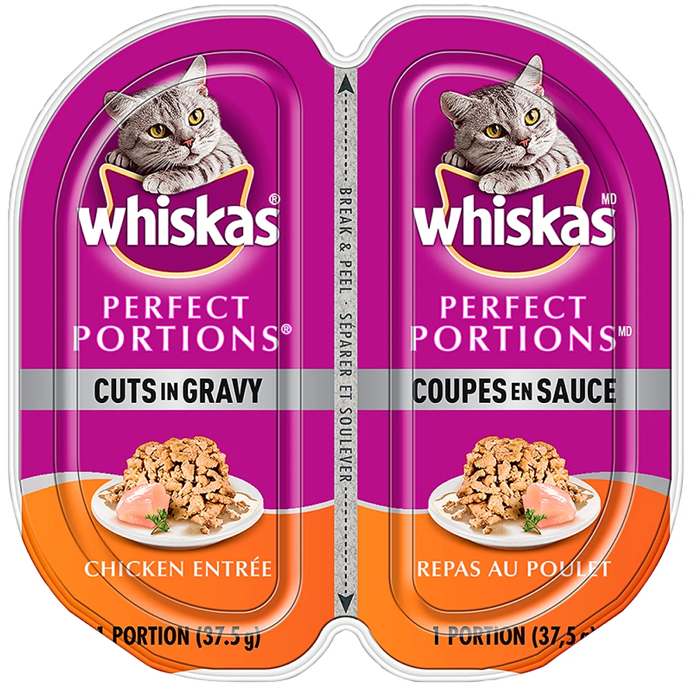 Whiskas Perfect Portion - Chicken Entree - 2 x 37.5g