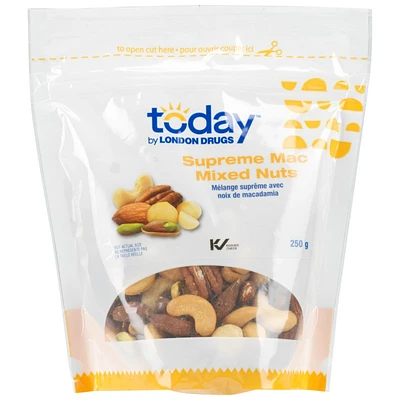 Today by London Drugs Deluxe Mac Mixed Nuts - 250g