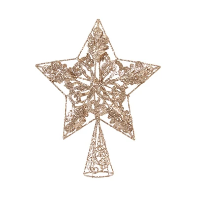 Danson Decor Christmas Tree Topper - Star - 25.4cm - Gold