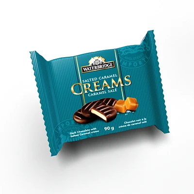 Waterbridge Dark Chocolate Creams - Salted Caramel - 90g