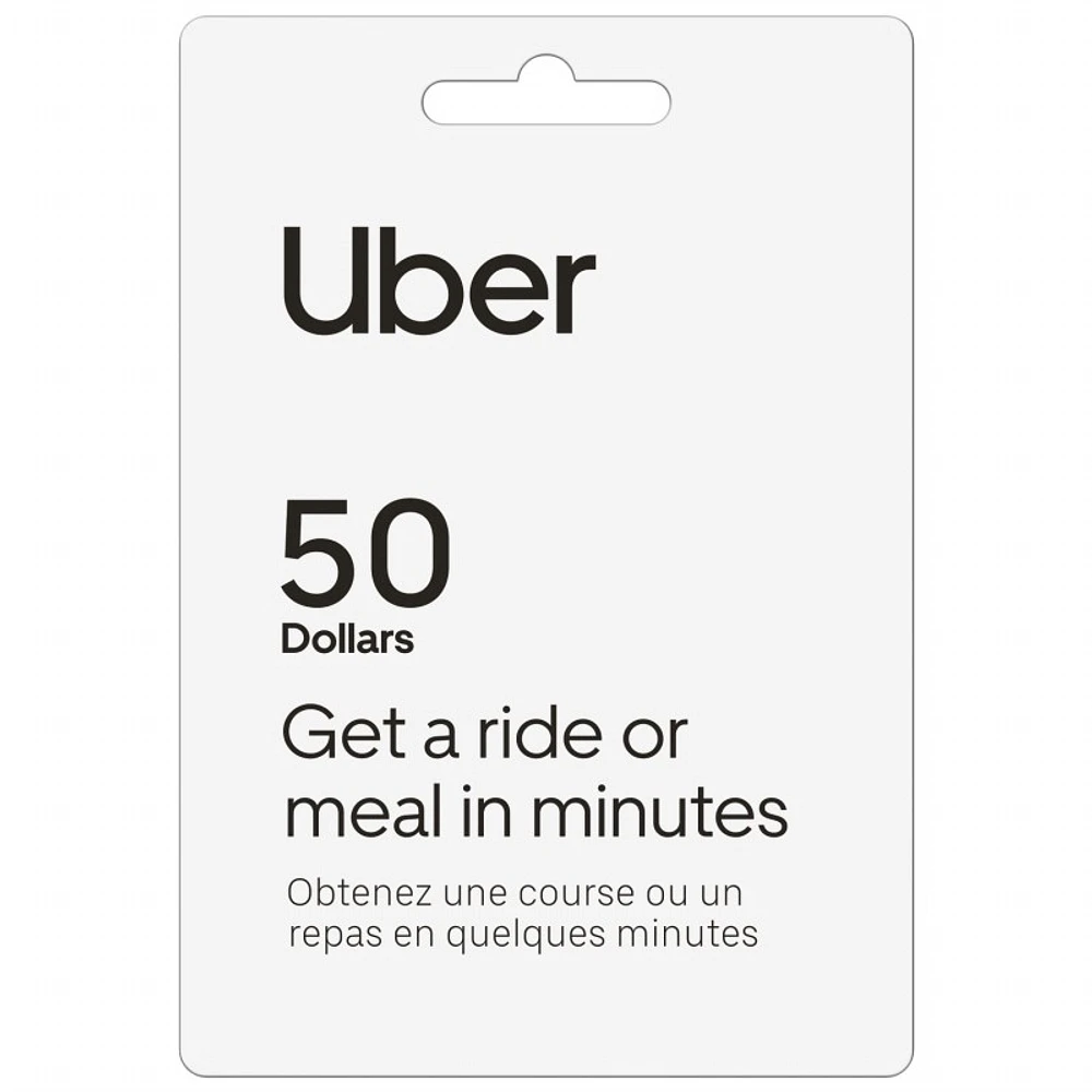 Uber $50 Gift Card