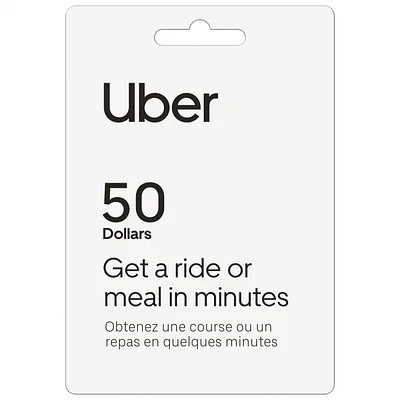 Uber $50 Gift Card