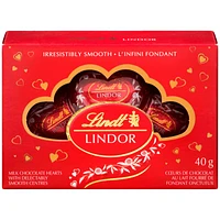 Lindor Amour Hearts Milk Chocolates - 40g/3pk