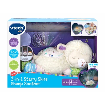 Vtech Baby 3 In 1 Starry Skies Sheep Soother