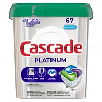 Cascade Platinum Fresh Dishwasher Detergent - XL - 67s