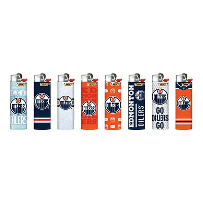 BIC Full-Size Lighter - Edmonton Oilers - Single - Assorted