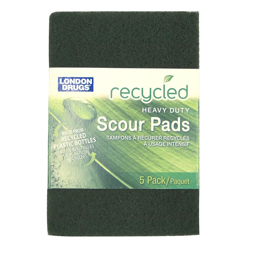 London Drugs Heavy Duty Scour Pads - 6 x 4inch - 5s