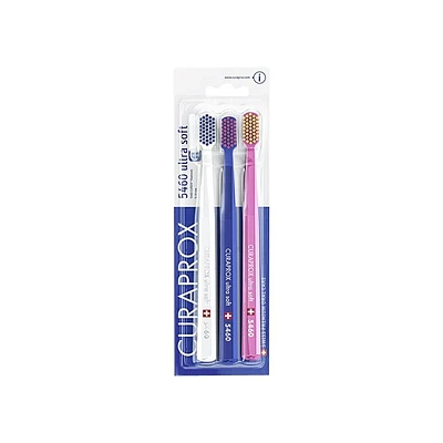 Curaprox 5460 Ultra-Soft Toothbrushes - 3 piece