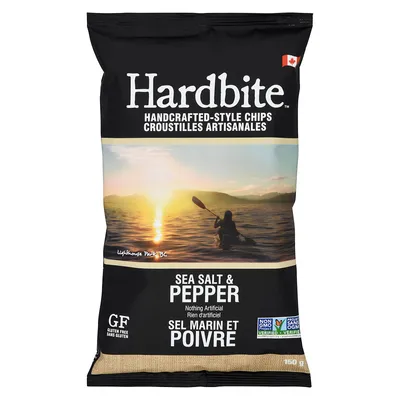 Hardbite Chips - Sea Salt & Pepper - 150g