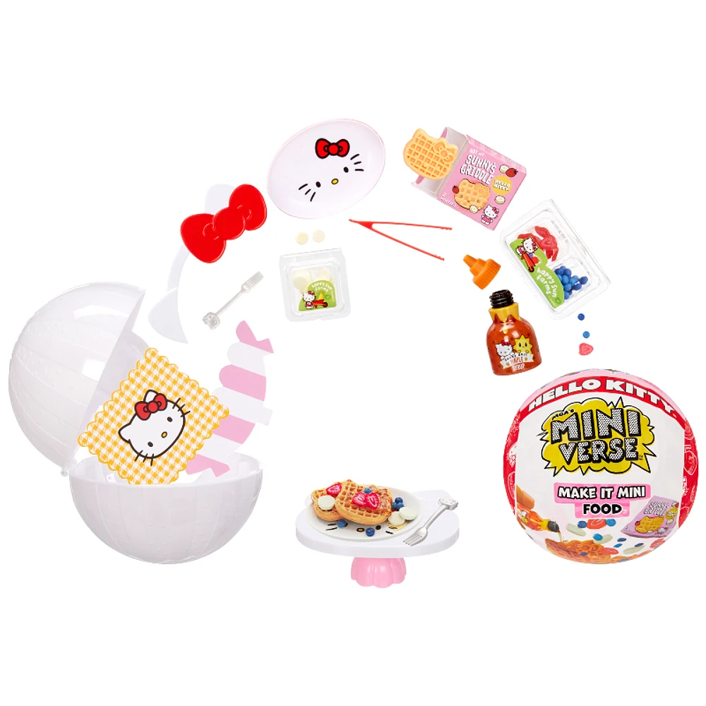 MGA's Miniverse Make It Mini Food Hello Kitty Series Capsule - Assorted