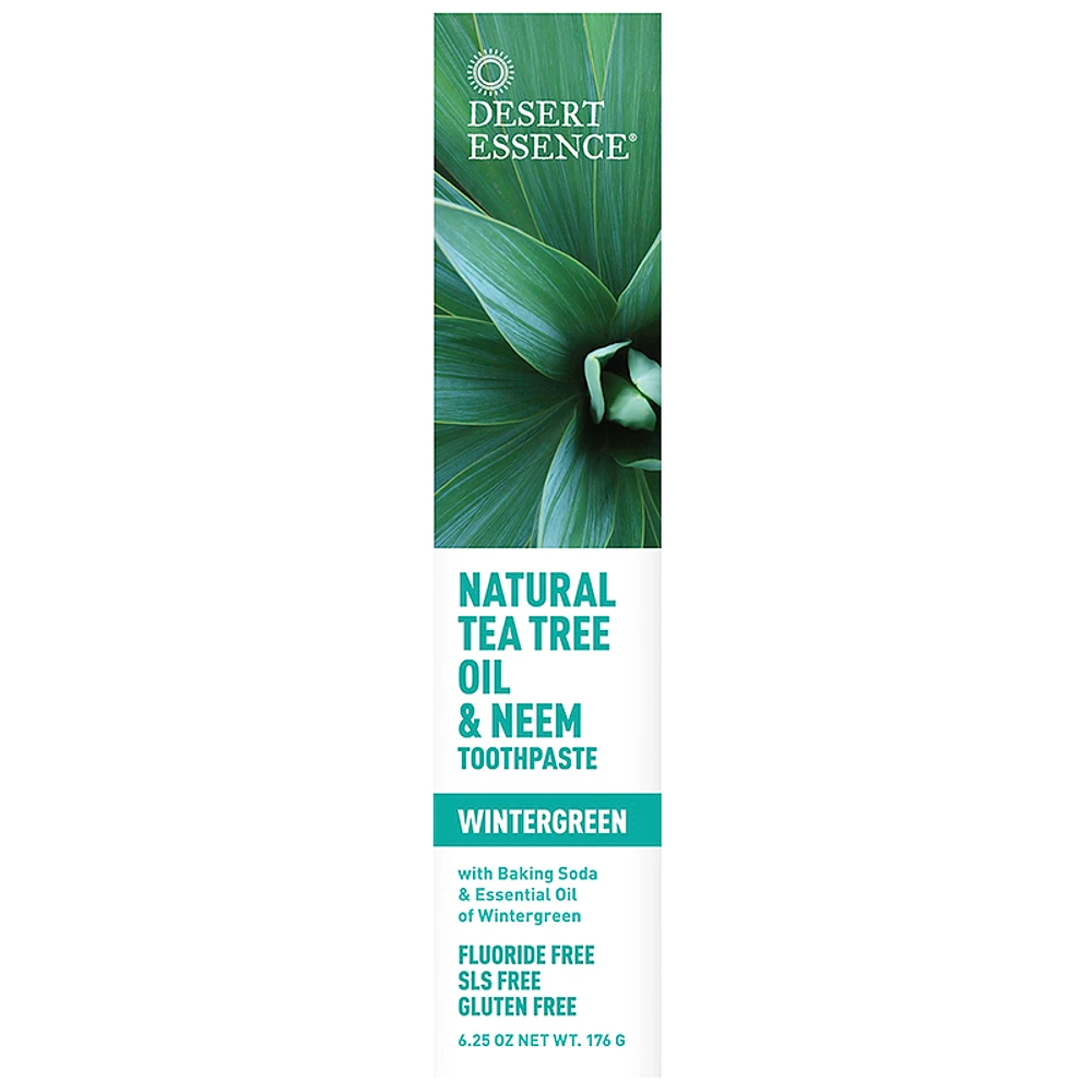 Desert Essence Tea Tree Oil Toothpaste with Neem - 176g