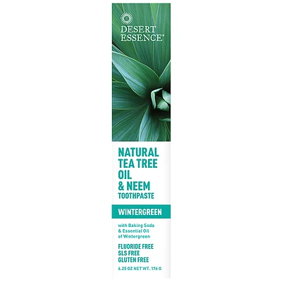 Desert Essence Tea Tree Oil Toothpaste with Neem - 176g