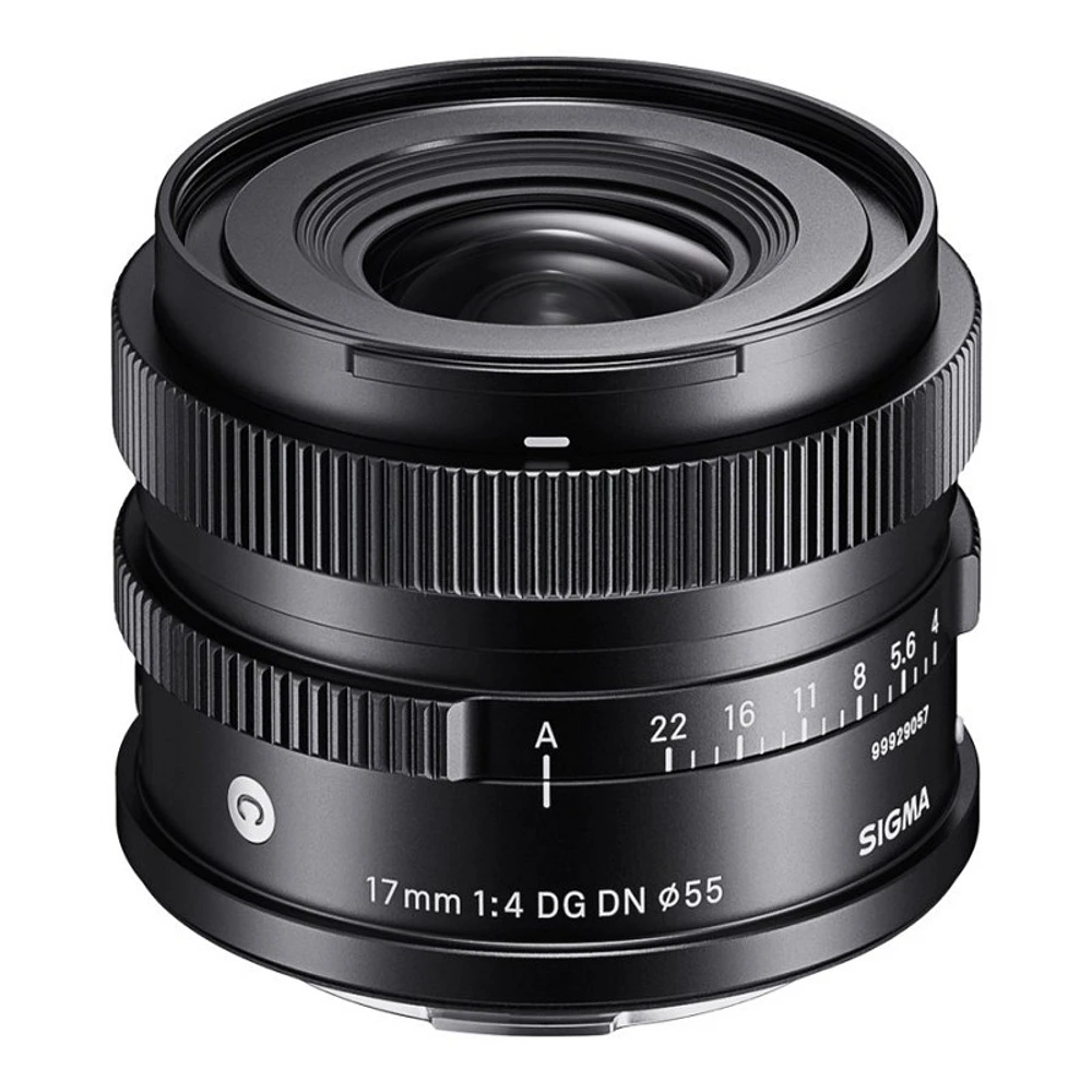 Sigma Contemporary Wide-Angle Lens 17mm F/4.0 DG DN for Sony E-Mount - C17DGDNSE