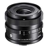 Sigma Contemporary Wide-Angle Lens 17mm F/4.0 DG DN for Sony E-Mount - C17DGDNSE