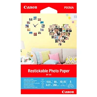 Canon RP-101 Restickable Photo Paper - 4 x 6inch - 5 Sheets - 3635C002