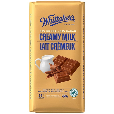 Whittaker's Milk Chocolate - Creamy Milk - 200g