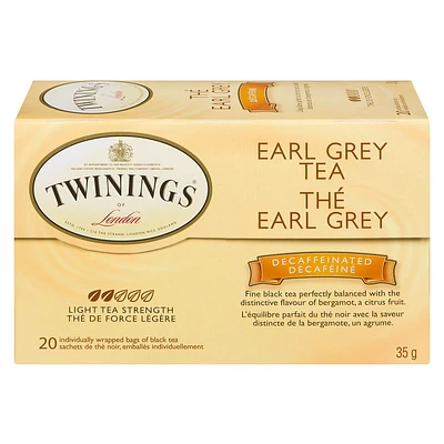 Twinings Decaffeinated Earl Grey Tea - 20s