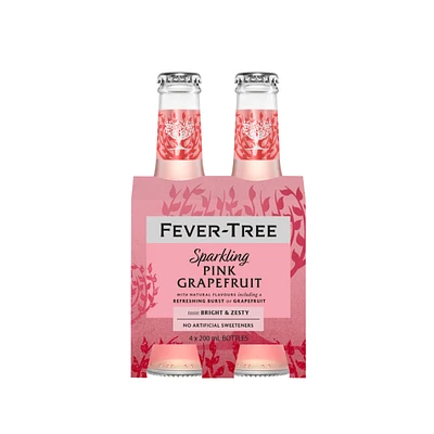 Fever-Tree Sparkling Pink Grapefruit - 4x200ml