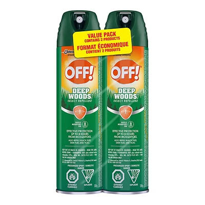 OFF! Deep Woods Insect Repellent - Value Pack - 2 x 230g