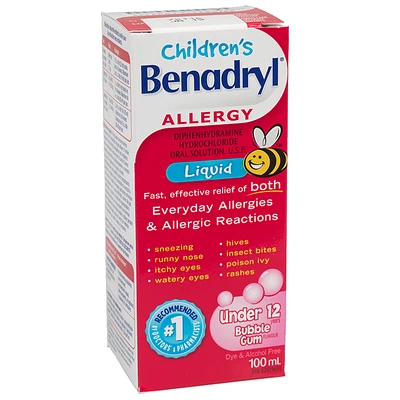 Benadryl Children's Allergy Liquid - 100ml