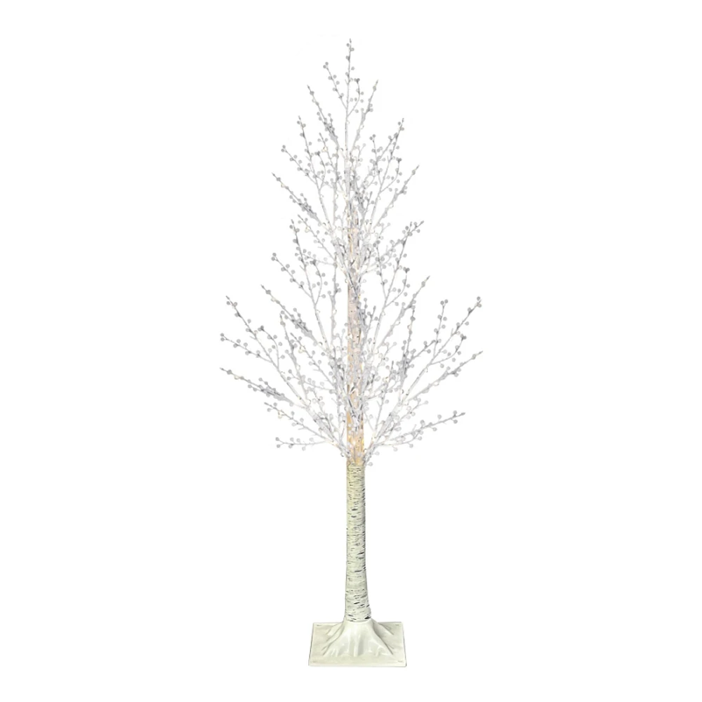 Danson Decor Artificial Christmas Tree - Birch - 1.2m - White