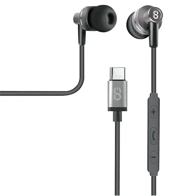 Logiix tuneFREQS USB-C In-Ear Headphones - Grey - LGX13164