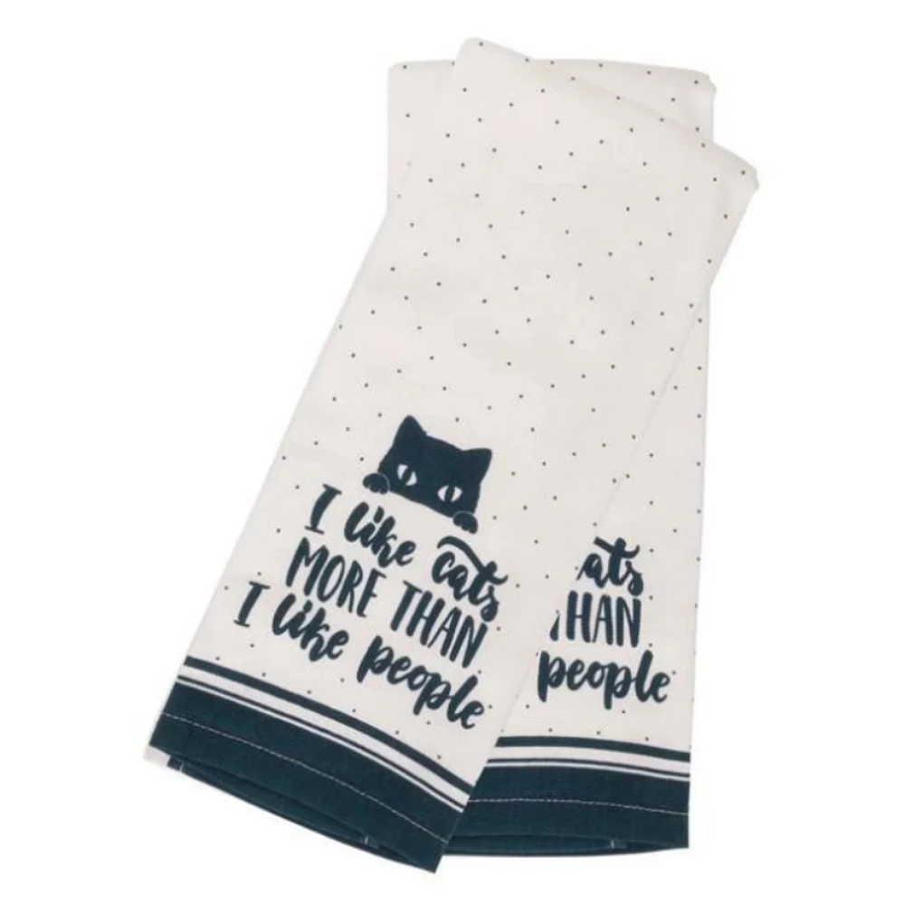 Home Kitchen Towels - Cat - 2 pack