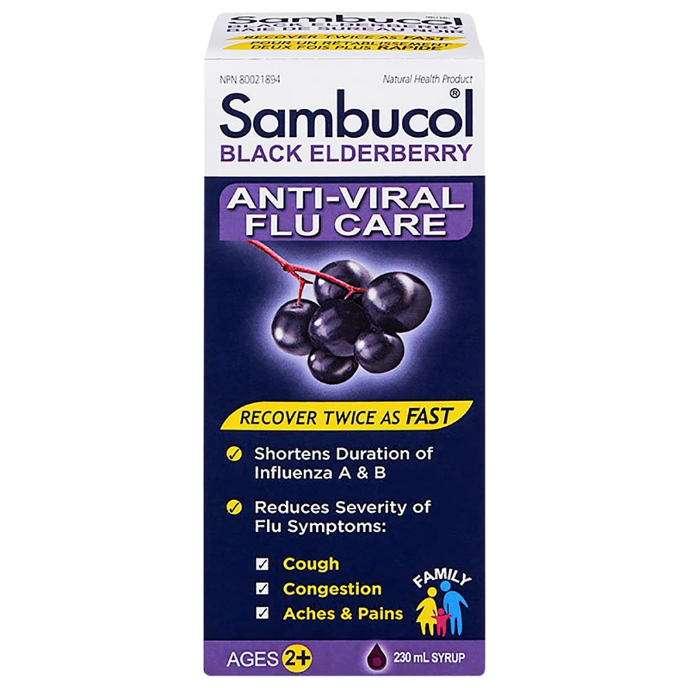 Sambucol Black Elderberry Anti-Viral Flu Care - 230ml