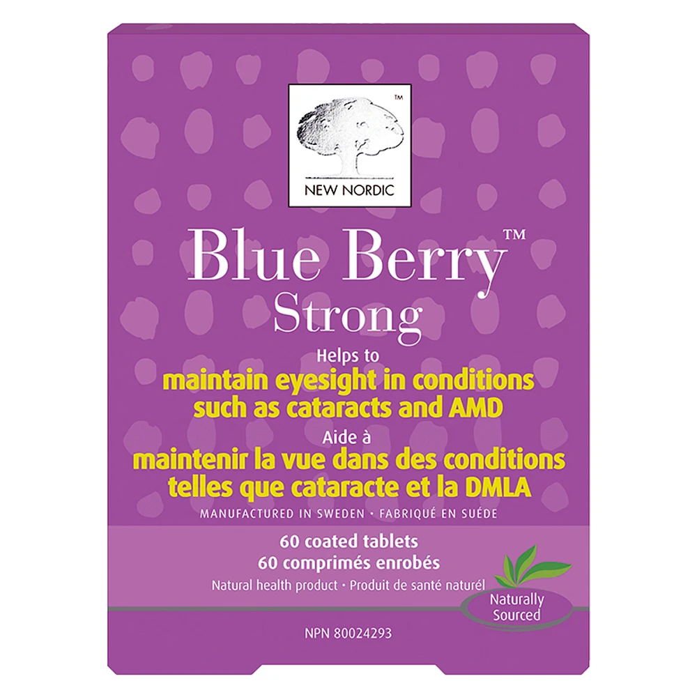 New Nordic Blue Berry Strong - 60s