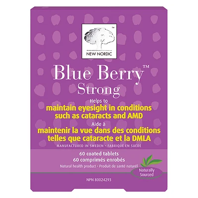 New Nordic Blue Berry Strong - 60s
